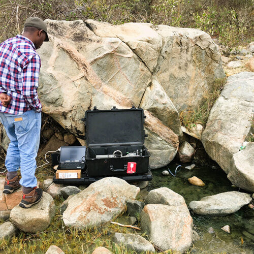 Gas sampling field work in Balangida Basin 2022