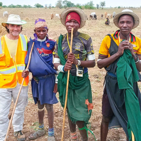 Building good relationships with locals in Rukwa