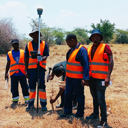 Seismic surveying team in Rukwa 2021