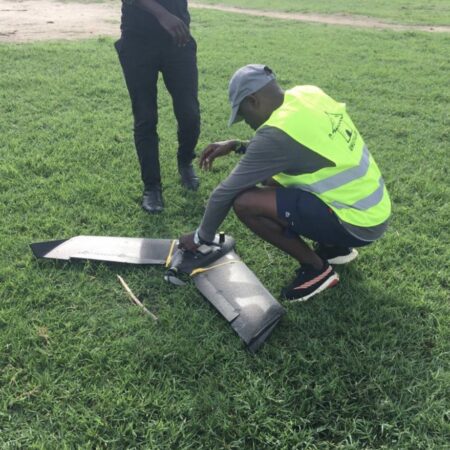 12.01.23 – LIDAR drone survey commenced yesterday over Tai at the Rukwa project.  

Detailed topography assists in design of drill pad and access road while aerial imagery provides ESIA baseline to better calculate compensation to local farmers.