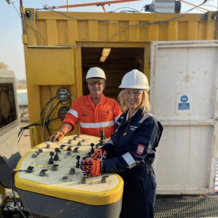 25.09.23 – Our CEO Lorna Blaisse at the commencement of the spud of Tai-3.

The Tai-3 well commenced drilling on 25 September 2023.