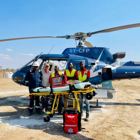 06.10.23 – Earlier this week we successfully carried out a medevac drill from the Tai-3 wellsite with our onsite medical trauma team, and fully equipped medevac helicopter on standby for the duration of the project.