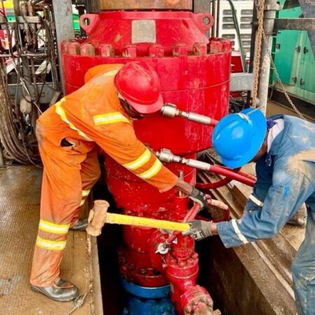 15.01.24 – Successful installation of well control equipment on the Itumbula West-1 well