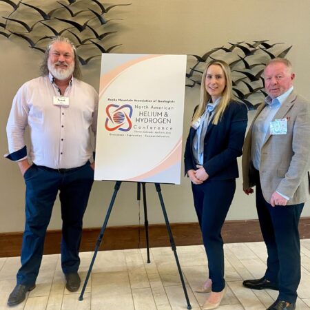 10.04.25 – @Heliumone1 CEO, Lorna Blaisse and Graham Jacobs are attending the RMAG North American Helium and Hydrogen Conference in Denver, Colorado with @HeliumBlue CEO, Trent Spry.