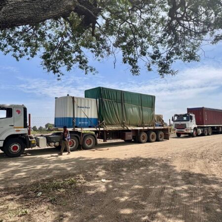 19.01.26 – The last trucks with ESP equipment arriving on site in southern Rukwa ahead of ESP testing at ITW-1.